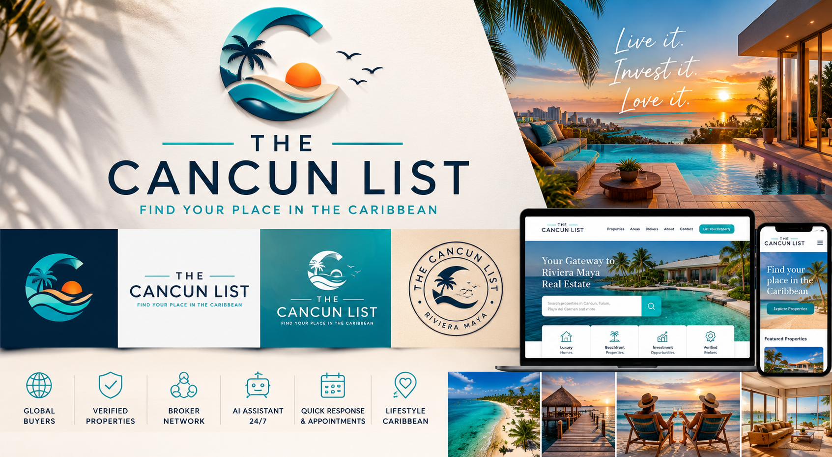 The Cancun List brand system